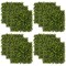 Costway 12 PCS 20" x 20" Artificial Hedge Boxwood Panels with Realistic Undulant surface